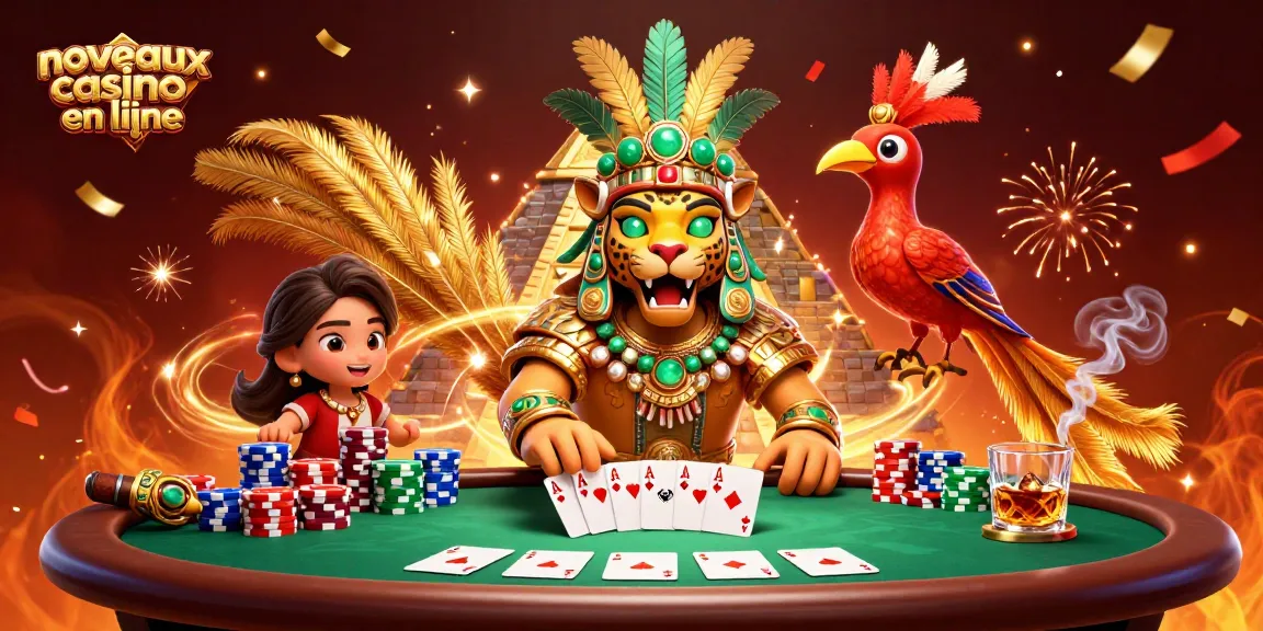Jouez aux nouveaux casinos en ligne avec des tables dynamiques, des jetons colorés, et une ambiance festive.