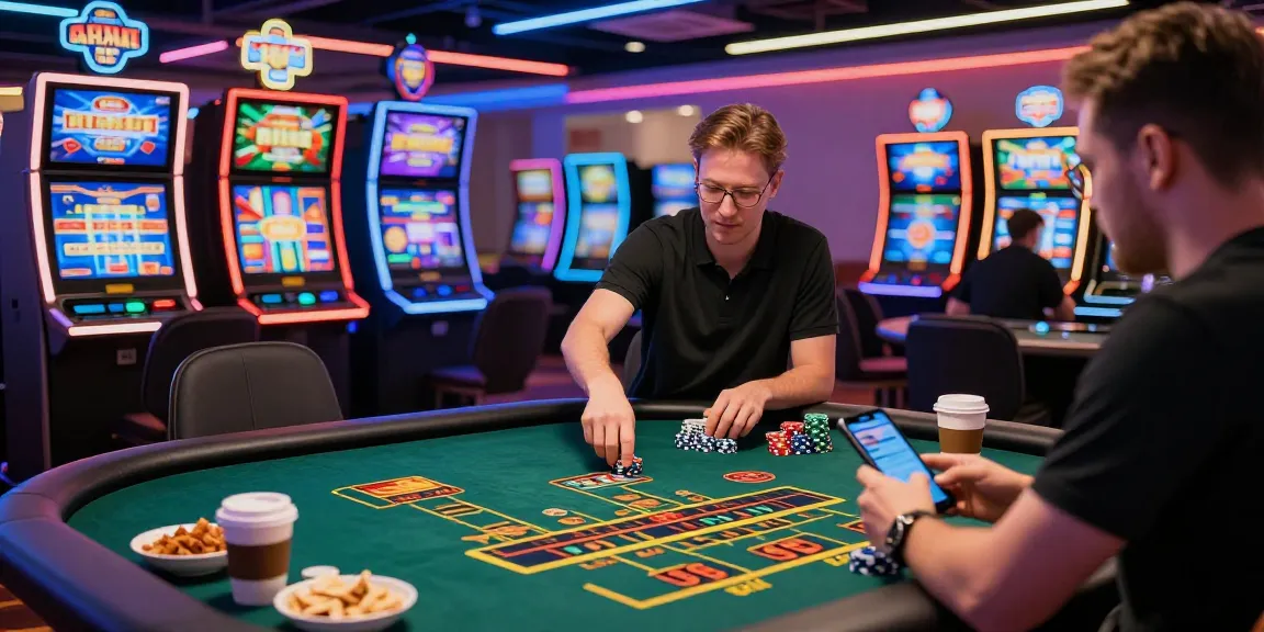 Exciting scene at ieee.org.uk's top online credit card casinos with players engaged in high-stakes gaming.