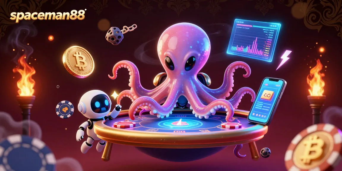 Spin the reels of spaceman88 with vibrant aliens and glowing crypto coins!